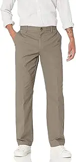 [Amazon Essentials] Men's Classic-Fit Wrinkle-Resistant Flat-Front Chino Pant (Available in Big & Tall)