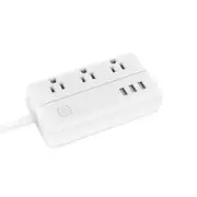 D222 US Plug Sockets with 3 Outlet 3 USB Sockets Overload Switch Surge ProtectorWith Extension Cable Switch Power Outlet
