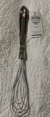 NWT All-Clad Utensils 18/10 Stainless Steel 13" Flat Whisk