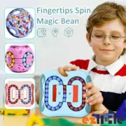Magic Bean Cube Rotating Kid Puzzle Finger Toy Stress Relief Intelligence Fidget