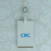 Personalised Initials White Luggage Tag