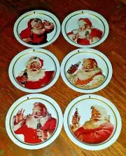 New 1984 Coca Cola Steel Coaster Ornaments Coke
