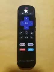New Original Sharp LC-RCRUDCA-21 Remote Control Netflix, Roku, Google Play, CBS