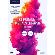 J.Burrows A3 120gsm Digital Silk Paper 500 Sheets