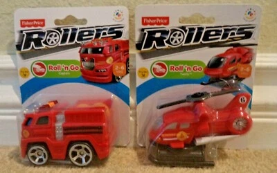 FISHER PRICE ROLLERS ROLL N GO TWIRLY & CAPTAIN LIGHTS & SOUNDS *NEW*