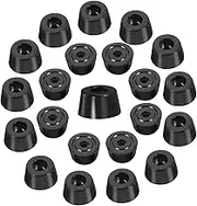 HOMSFOU 50pcs Fixed Chair Casters for Furniture Pads Noise Reducing Design Easy Installation for Office and Home Use Suitable for Chairs
