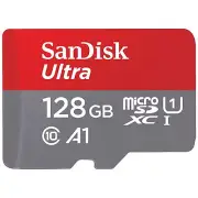 SanDisk Ultra 128GB microSD Card A1 Class 10 Full HD Video Storage