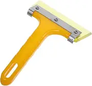 GLEAVI Car Window Scraper Beef Tendon Snow Removal Tool Glass Cleaner Squeegee Mirror Wiper Car Wash Windshield Easy to Carry Handle