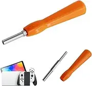Gamebit Screwdriver 4.5 mm & 3.8 mm, Double End Bit Security Gamebit Screwdriver Kit Compatible with Nintendo Consoles, NES, SNES, N64, GameBoy, GameCube, Virtual Boy, Game Cassettes (Orange)