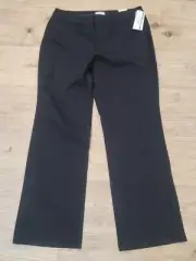 Dockers Womens 10 (31x30) Short Black Pants Stretch Career Modern NWT MSRP: $46