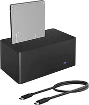 ICY BOX USB-C 3.1 Hard Drive Docking Station for 2.5 Inch and 3.5 Inch HDD and SDD, USB 3.1 (Gen 2) Type-C Port, IB-1121-C31