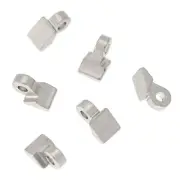6pcs 3.5mm x 3.8mm x 1.5mm Eye Glasses Frame Front Single Hinge Three Barrel