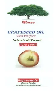 GRAPESEED OIL Original CARRIER COLD PRESSED MASSAGE 4Oz - 32 OZ Pure grape SEED