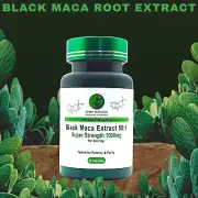 Black Maca Root 50:1 Extract - HPLC Tested for Potency & Purity ( 1% Macamides)