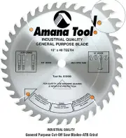 Amana 610400 General Purpose general purpose ripping and crosscut Saw Blades