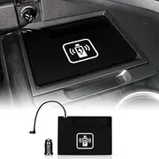 FDAIUN Wireless Phone Charging Pad Silicone Material Dual Charging Ports Quick Charger Station 15W Adapter for Smartphone Phone for Toyota Camry 2018 2019 2020 2021 2022 2023