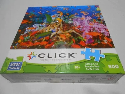 Mega Puzzles Click "Rompecabezas" Ocean Coral Tropical Reef 500 pc Jigsaw Puzzle