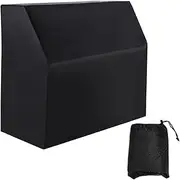 Upright Piano Protective Cover - Full Dustproof Waterproof Cover, Black Fabric Shield | Fits Most Standard Upright Pianos, Includes Storage Bag, Scratch Resistant and Easy to Clean Piano Guard