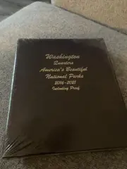 Dansco Coin Album # 8147 For National Park Quarters W/ Proofs From 2016-2021