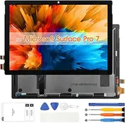 LCD Display for Microsoft Surface Pro 7 Screen Replacement for Microsoft Surface Pro 7 1866 2019 C02XR7Y9JG5H 12.3 inch Touch Digitizer Full Assembly LP123WQ1 LP123WQ2 with Repair Tools
