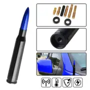 50 Cal Blue Bullet Antenna Heavy Gauge CNC Machined Billet Short For Ford F150