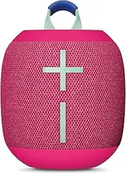 Ultimate Ears WONDERBOOM 4 Portable Waterproof Bluetooth Speaker with Big Bass and 360-Degree Sound, Dustproof Floating Speaker with 131ft (40m) Range - Hyper Pink