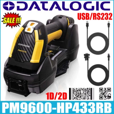Datalogic PowerScan PM9600-HP433RBK Handheld Industrial 1D/2D Barcode Scanners