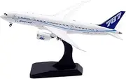 Pre-Built Model Aircraft 13CM for Boeing Original B787-8 N7874 1:400 Scale Model Airplane with Stand Collectible Aircraft Replica Miniature Airplane Model