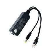 NEW Active PoE Splitter Power Over Ethernet 48V to 12V Compliant IEEE802.3af 15