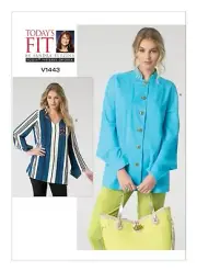 Vogue Sewing Pattern 1443 Sandra Betzina, Blouses, Size 32 - 55 NEW