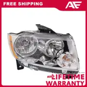 Headlight Chrome Passenger Side Halogen For 11-13 Jeep Grand Cherokee Laredo