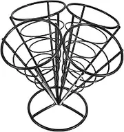 BUTIFULSIC 4holes French Fries Display Holder for Snacks Appetizers Fry Basket for Restaurants Cafes Parties Events Stylish Food Presentation