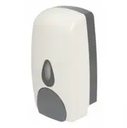 Edco Dc800 Soap Dispenser 1L - White/Grey Plastic 133M W X 96Mm D X 235Mm H