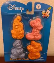 Disney Mickey Mouse & Friends Sidewalk Chalk 4 Character Shapes & Colors School