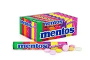 Mentos Chewy Mint Candy Roll, Rainbow, Non Melting,Party, 14 Pieces (Pack of 15)