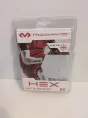 Mcdavid Hex Shooter Single Arm Sleeve Size XS White NIB