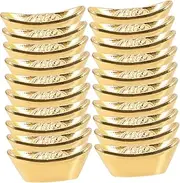 20pcs Home Decor Office Decor Ornament Creative Decoration I Ching Ingot Decor Craft Scene Decor Ingot Figurine Propitious Adornment Accessories Desktop Zinc Alloy
