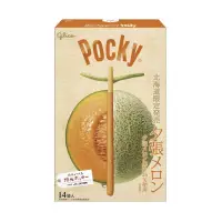 在飛比找家樂福線上購物網優惠-Pocky 夕張哈密瓜可可風味餅乾棒 117.6g【Mia 