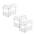 2 Tier under Sink Kitchen Fridge Organizers, Slide Out Pantry Cabniet Storage