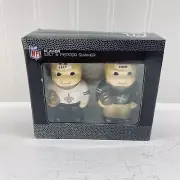 Official NFL New Orleans Saints Players Salt And Pepper Shakers.