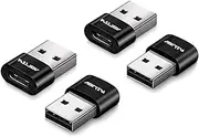 New USB C Female to USB Male Adapter,Type C Charger Plug Power Converter for Apple Watch iWatch 7,AirPods,iPhone 11 12 13 Pro Max,SE,iPad mini 6 Air 4 5,Samsung Galaxy S20 S21 S22 FE (4)