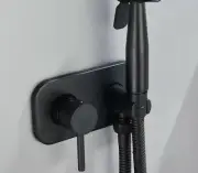 Brass Bidet Toilet Pressure Sprayer With Cold Hot Mixer Thermostatic Controller
