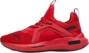 Unisex Youth Softride Enzo 5 Junior Running Shoes, for All Time Red-Puma Black, Size 7