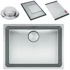 Franke Mythos 550mm Single Bowl Undermount Sink with Accessories MYX110-55FPC