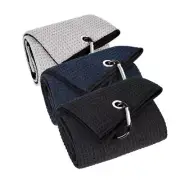 Golfs Cleaning Towel with Buckle Hook for Golfs Bag Golfs Course Exercise Towel