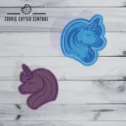 Mini Unicorn Cookie Cutter and Embosser - 5cm x 4.4cm
