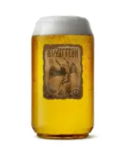 Led Zeppelin - Rock and Roll - 16oz Pint Beer Can Glass Seltzer Pub Barware Tea
