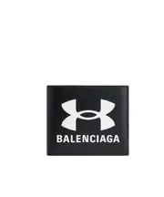 Balenciaga Under Armour Square Folded Wallet One size black