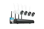 Reolink 2K+ Wi-Fi CCTV Surveillance System 12CH NVR with 1TB HDD, Person/Vehicle/Animal Detection- RLK12-500WB4