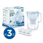 【德國BRITA】新上市STYLE XL永續版純淨濾水壺+3入全效型濾芯